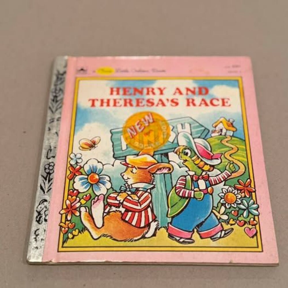 A First Little Golden Book: Henry and Theresa's Race~vintage